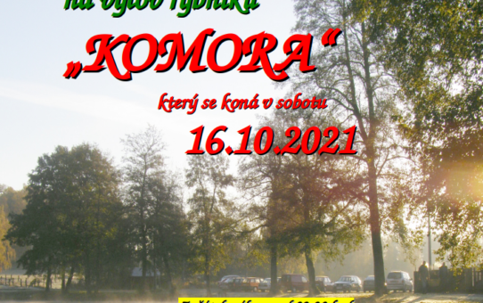 Výlov rybníku "Komora" 16.10.2021