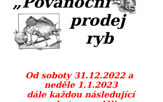 Povánoční prodej ryb